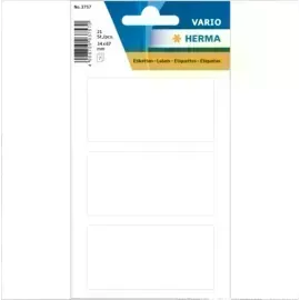 Labels, Rectangular, 34x67 mm, Blanco, Pack x 21 Unds.