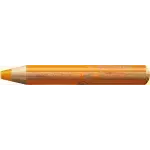 Lápices de Color, Woody 3 en 1, Naranja, Cuerpo Circular, Mina XXL (10 mm), Unidad.