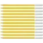 Lápices de Color Tiza Pastel, Carbothello, Cuerpo Circular, Mina 4.4 mm, Caja x 12 Und., Amarillo
