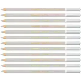 Lápices de Color Tiza Pastel, Carbothello, Cuerpo Circular, Mina 4.4 mm, Caja x 12 Und., Gris Azulado 1