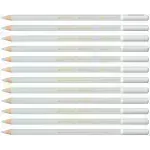 Lápices de Color Tiza Pastel, Carbothello, Cuerpo Circular, Mina 4.4 mm, Caja x 12 Und., Gris Azulado 2