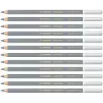 Lápices de Color Tiza Pastel, Carbothello, Cuerpo Circular, Mina 4.4 mm, Caja x 12 Und., Gris Azulado 3