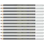 Lápices de Color Tiza Pastel, Carbothello, Cuerpo Circular, Mina 4.4 mm, Caja x 12 Und., Gris Azulado 4