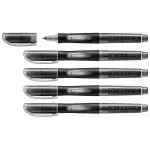 Rollerball, Bionic, Punta Media, Negro, Caja x 5 Unds.