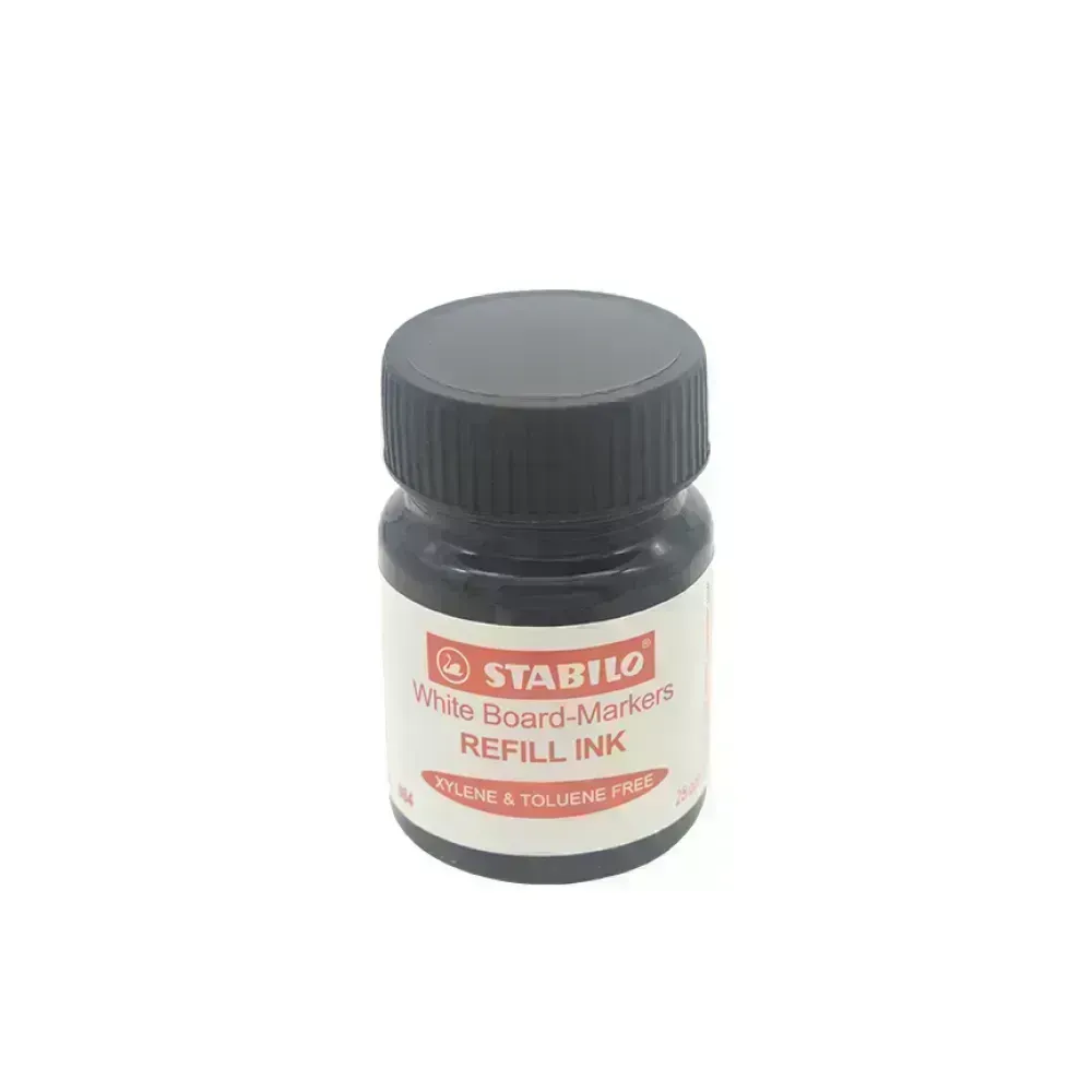 Tinta Recarga p. Marc. Pizarra,  Bot x 25 mL, Negro, 1 Und.