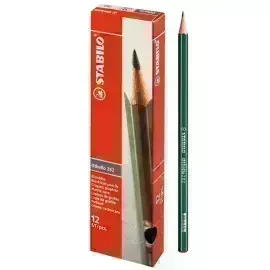 Lápices de Dibujo, Othello, 2B, Cuerpo Hexagonal, Mina 2.2-3.0 mm, Caja x 12 Unds.