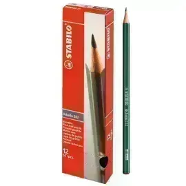 Lápices de Dibujo, Othello, 3B, Cuerpo Hexagonal, Mina 2.2-3.0 mm, Caja x 12 Unds.