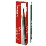 Lápices de Dibujo, Othello, 2B, Cuerpo Hexagonal, Mina 2.2-3.0 mm, c/Borrador, Caja x 12 Unds.