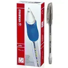 Bolígrafo, Bille 508, Punta Fina 0.4 mm, Negro, Caja x 10 Unds. 