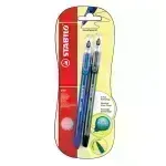 Bolígrafo, Bille Hi-Flux 508NF, Punta Aguja 0.38 mm, Pack x 2 Unds., Azul y Negro
