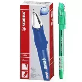 Bolígrafo, Bille Hi-Flux 508NF, Punta Aguja 0.38 mm, Verde, Caja x 10 Unds. 