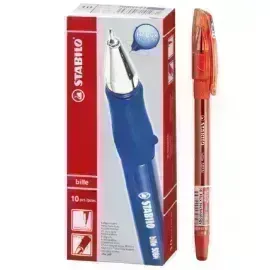 Bolígrafo, Bille Hi-Flux 508NF, Punta Aguja 0.38 mm, Rojo, Caja x 10 Unds. 