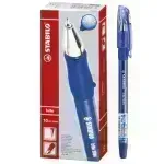 Bolígrafo, Bille Hi-Flux 508NF, Punta Aguja 0.38 mm, Azul, Caja x 10 Unds. 