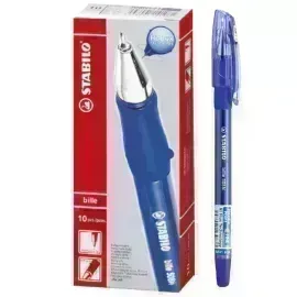 Bolígrafo, Bille Hi-Flux 508NF, Punta Aguja 0.38 mm, Azul, Caja x 10 Unds. 