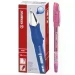 Bolígrafo, Bille Hi-Flux 508NF, Punta Aguja 0.38 mm, Rosado, Caja x 10 Unds. 