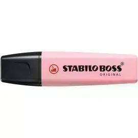 Resaltador, Boss, Punta Biselada 2.0-5.0 mm, Colores Pastel, Rubor Rosa, Unidad