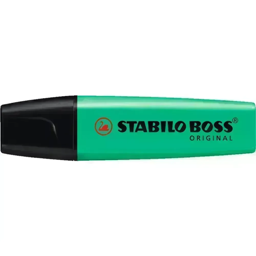 Resaltador, Boss, Punta Biselada 2.0-5.0 mm, Colores Fluo, Turquesa, Unidad