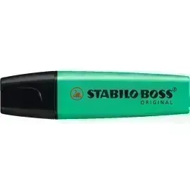Resaltador, Boss, Punta Biselada 2.0-5.0 mm, Colores Fluo, Turquesa, Unidad