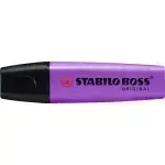 Resaltador, Boss, Punta Biselada 2.0-5.0 mm, Colores Fluo, Lavanda, Unidad