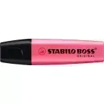 Resaltador, Boss, Punta Biselada 2.0-5.0 mm, Colores Fluo, Rosado, Unidad