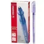 Bolígrafo, Galaxy 818, Punta Fina 0.38 mm, cuerpo opaco, Morado, Caja x 10 Unds. 