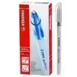 Bolígrafo, Galaxy 818, Punta X-Fina 0.3 mm, cuerpo traslúcido, Negro, Caja x 10 Unds. 