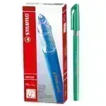 Bolígrafo, Excel 828, Punta Fina 0.38 mm, cuerpo opaco, Verde, Caja x 10 Unds. 