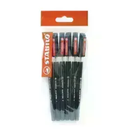 Bolígrafo, Excel 828NF, Punta Aguja 0.38 mm, cuerpo opaco, Negro, Pack x 6 Unds.