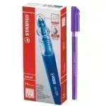 Bolígrafo, Excel 828NF, Punta Aguja 0.38 mm, cuerpo opaco, Morado, Caja x 10 Unds. 