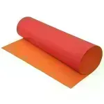 Cartulina Col. Reversible, 50 cm x 65 cm, Naranja / Rojo, Und.