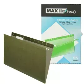 Folder Colgante, Tam. Legal, Col. Verde Olivo, Caja x 25 Und.