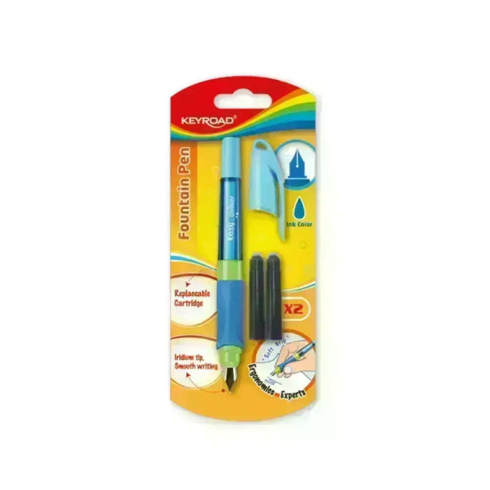 Pluma Fuente, Fountain Pen, Azul, Blister x 1 Und.