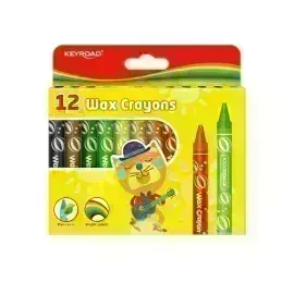Crayones de Cera, Jumbo, 11 mm, Caja x 12 Colores