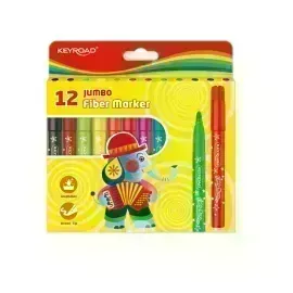 Marcadores Escolares, Jumbo, Caja x 12 Colores