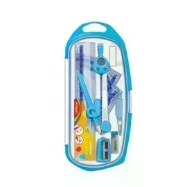 Compás, Escolar + Jgo. Matemático, Jelly Bean,  Estuche x 1 Und.