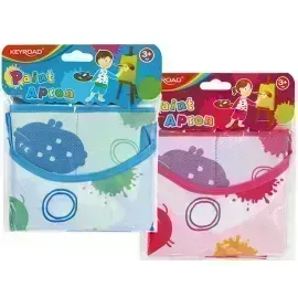 Mandil de Arte, para niños, Azul y Rojo, Pack x 1 Und.
