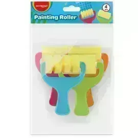 Brochas Infantiles, Funny, Painting Roller, Pack x 4 Unds.