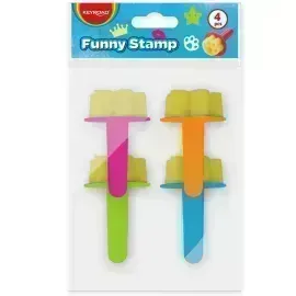 Sellos Infantiles, Funny, Stamp, Pack x 4 Unds.