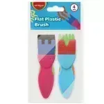 Brochas Infantiles, Funny, Painting Brush, Pack x 4 Unds.