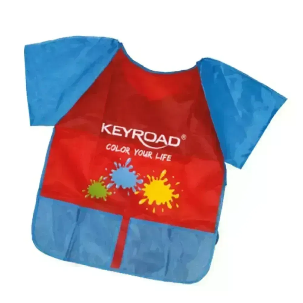 Mandil de Arte, para niños, Mangas Cortas, Pack x 1 Und.