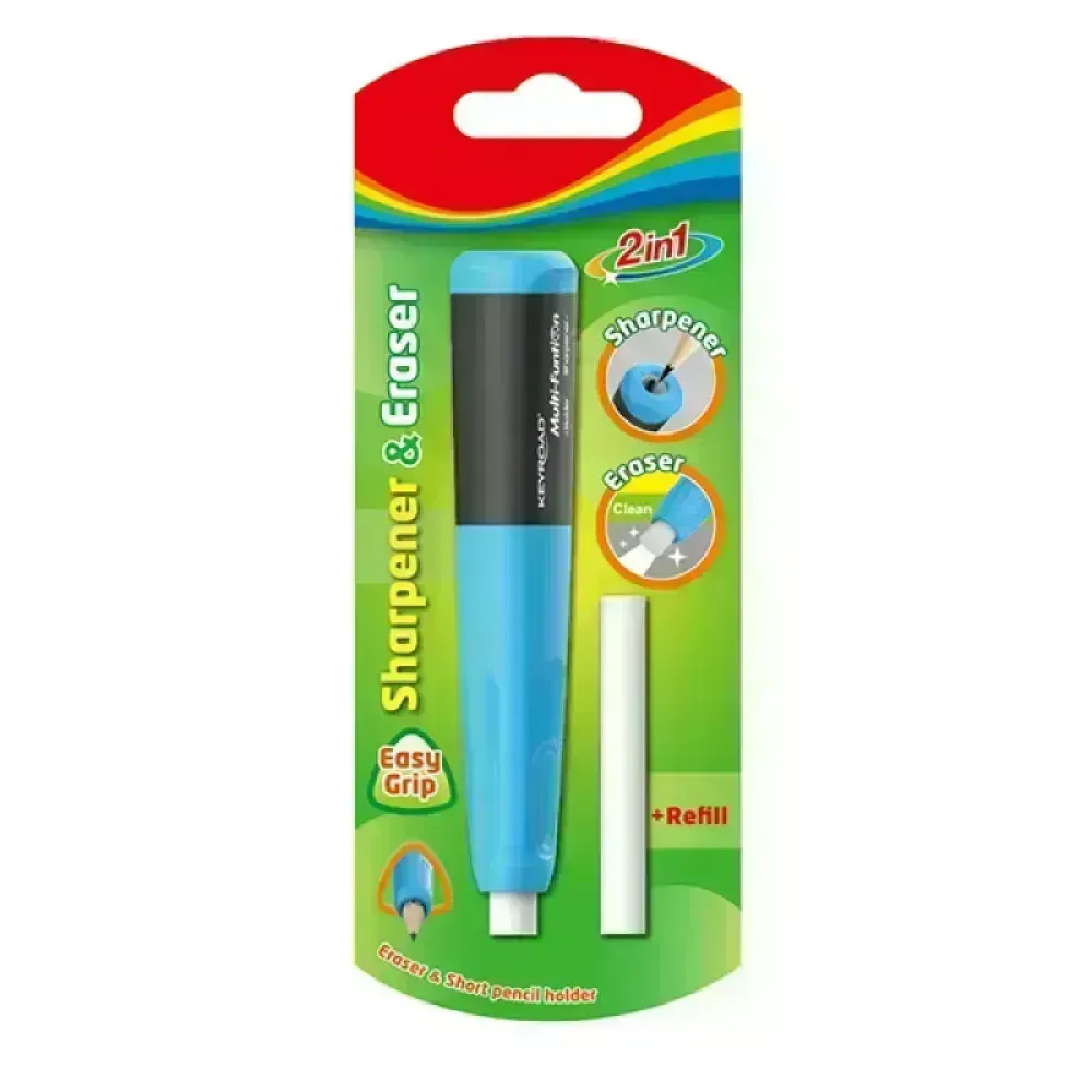 Borrador y Sacap., 2 en 1, Tipo Lapiz, Blister x 1 Und.