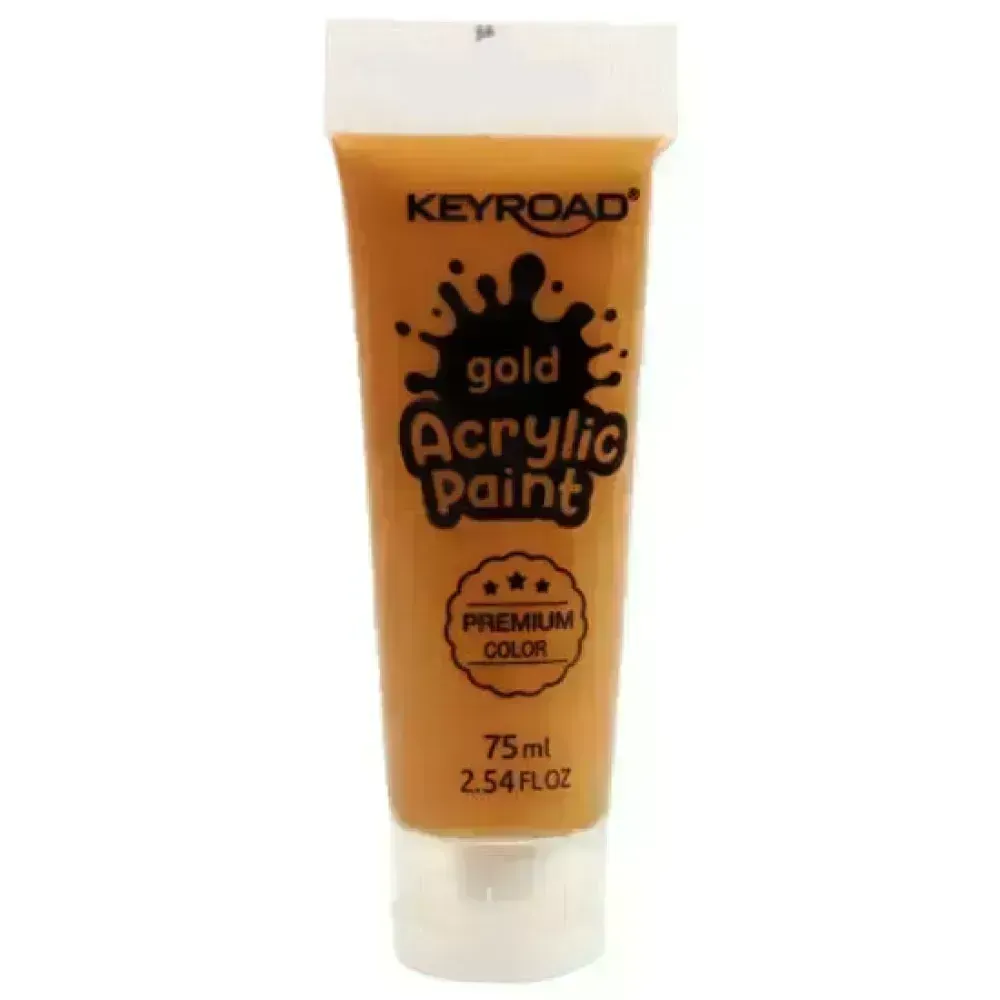 Pint. Acrílica, Acrylic Paint 75 mL, Dorado Metálico, 1 Und