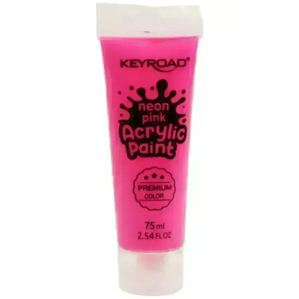 Pint. Acrílica, Acrylic Paint 75 mL, Rosado Neon, 1 Und