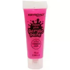 Pint. Acrílica, Acrylic Paint 75 mL, Rosado Neon, 1 Und