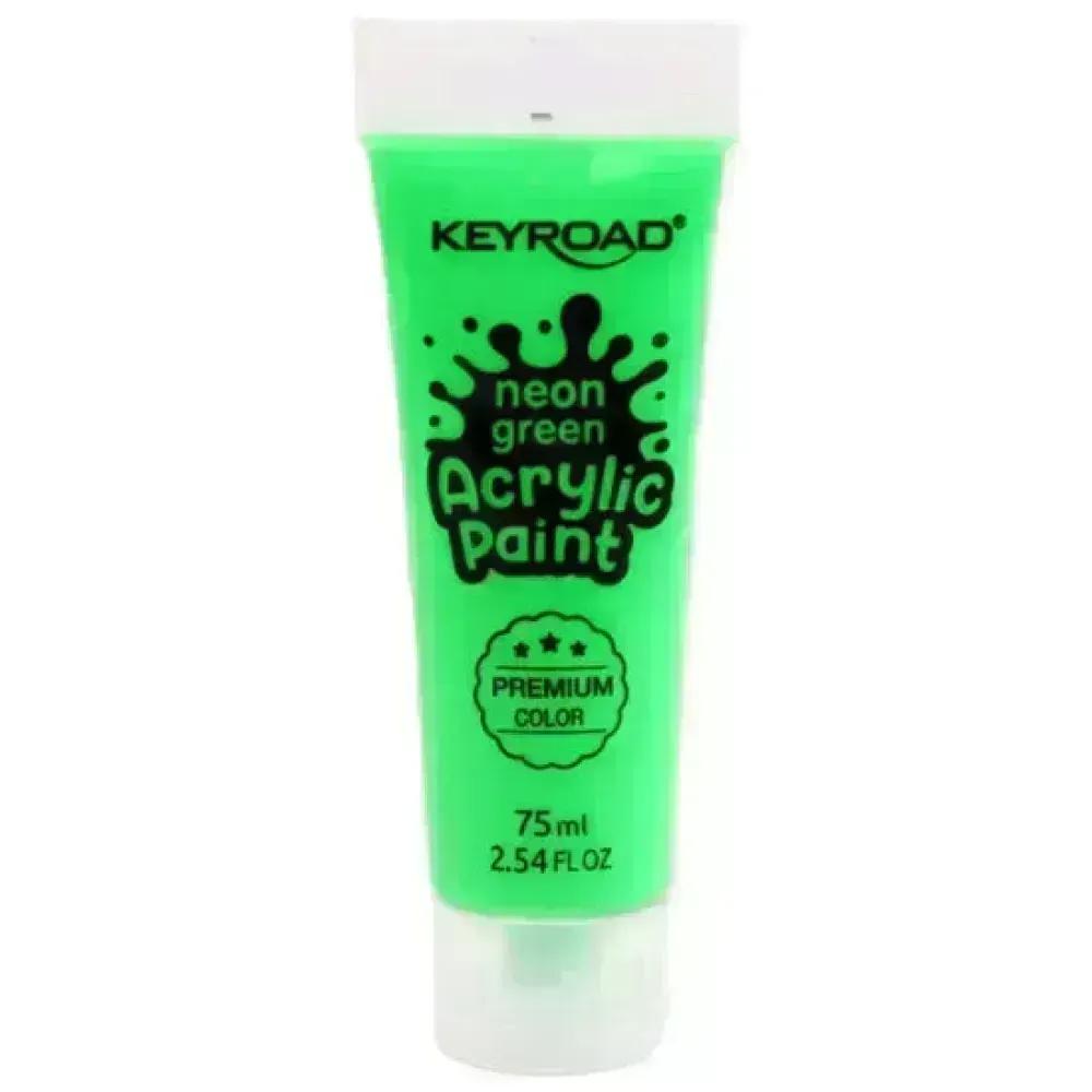Pint. Acrílica, Acrylic Paint 75 mL, Verde Neon, 1 Und