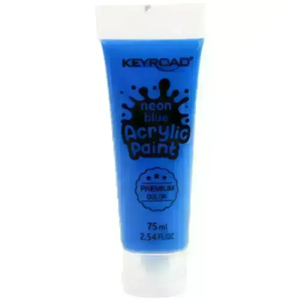 Pint. Acrílica, Acrylic Paint 75 mL, Azul Neon, 1 Und