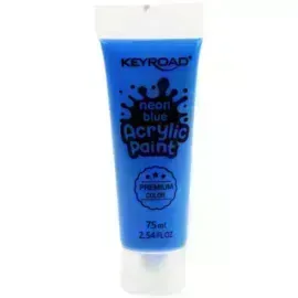 Pint. Acrílica, Acrylic Paint 75 mL, Azul Neon, 1 Und