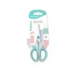Tijera, Escolar, 5", Pta, Redonda, Soft Handle, Jelly Gel, Blister x 1 Und.