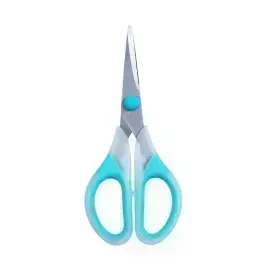 Tijera, Escolar, 5", Pta, Redonda, Soft Handle, Jelly Gel, Blister x 1 Und.