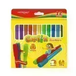 Marcadores Escolares, Capfix, Caja x 12 Colores